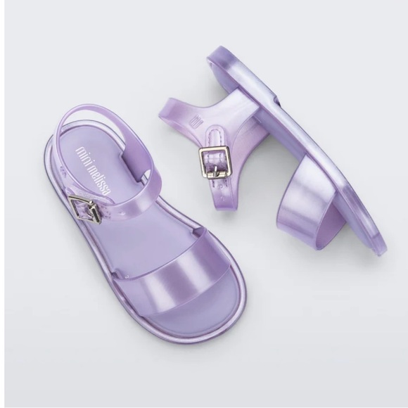 Mini Melissa Other - MINI MELISSA Pearly Lilac Jelly Sandal Purple Toddler Girls’ Size 7